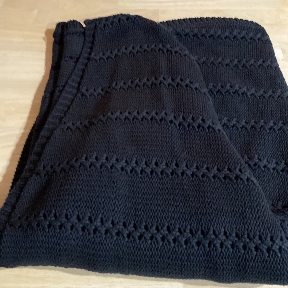 Black Open Front Cardigan Sweater - Picture 5 of 8
